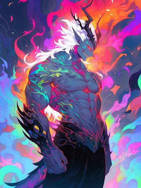 Dragon Humanoid Energy Male