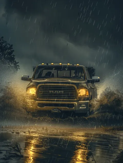 Dodge Ram Racing Rain