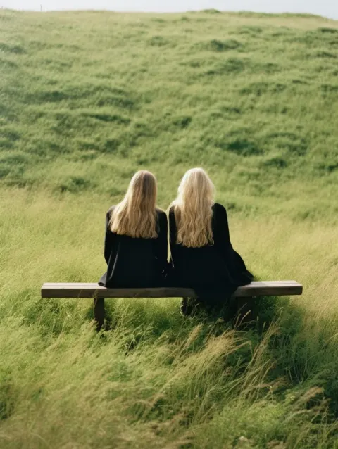 Women Field Golden Hour