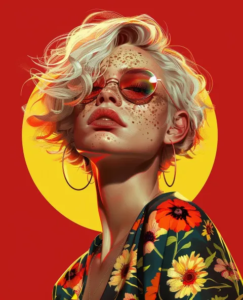 Woman Portrait Pop Art