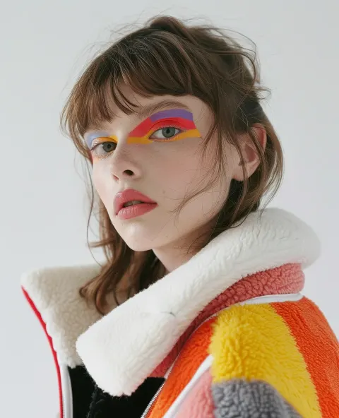 Fashion Model Editorial Makeup