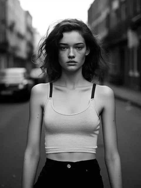 Woman Tank Top Black