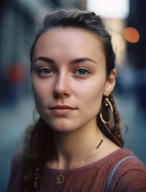 Woman Portrait Medium Format