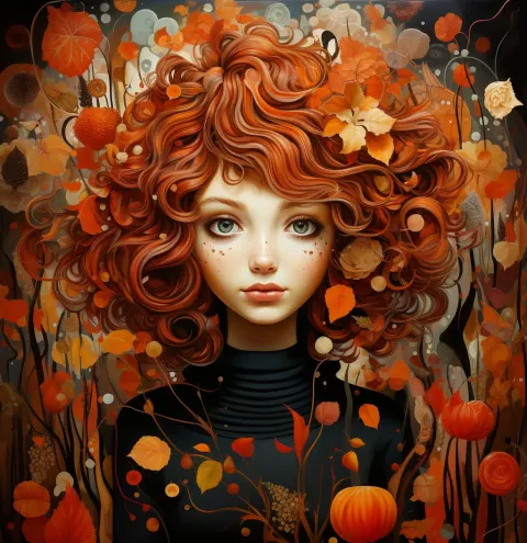 Fall Art Digital Painting