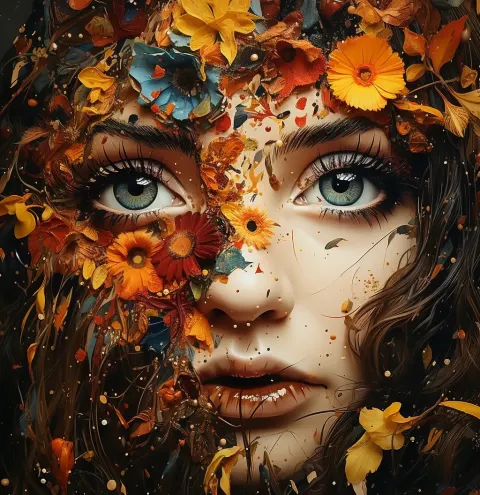 Autumn Digital Surrealism Art