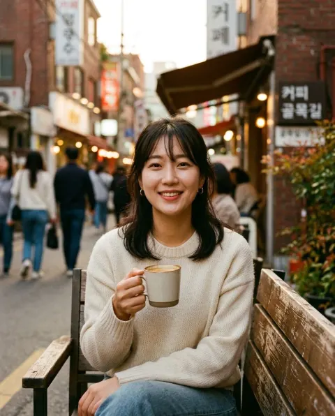 Korean Woman Kodak Gold