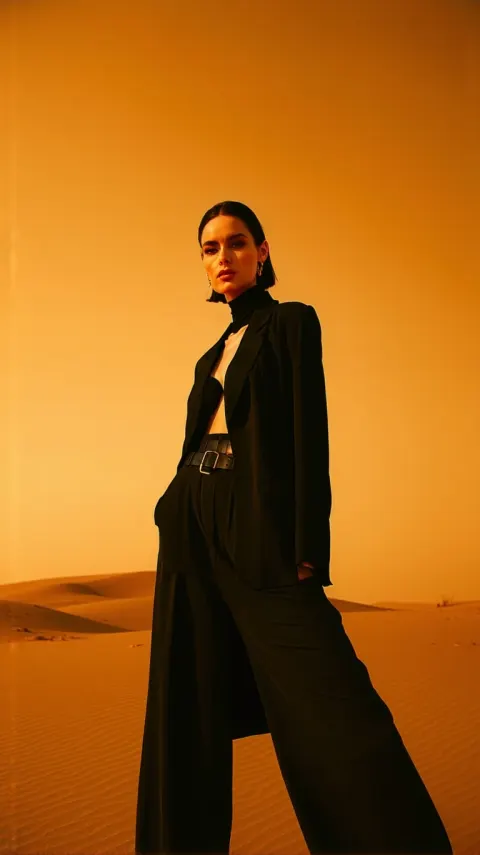 Desert Fashion Model Editorial Photography