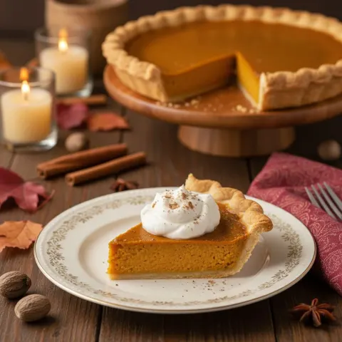 Perfect Slice Pumpkin Pie