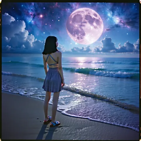Binary Star Cosmic Beach Woman