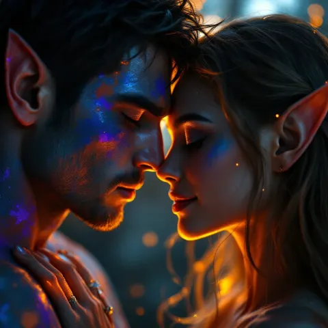 Elf Lovers Intimate Paint Strokes