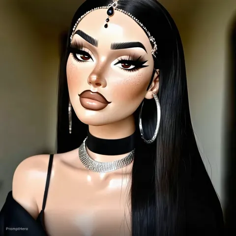 Arabic Woman Palace Portrait