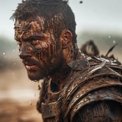 Defeated Gladiator Post Battle Portrait
