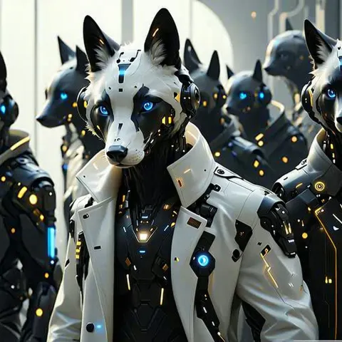 Anthropomorphic Character Futuristic Society