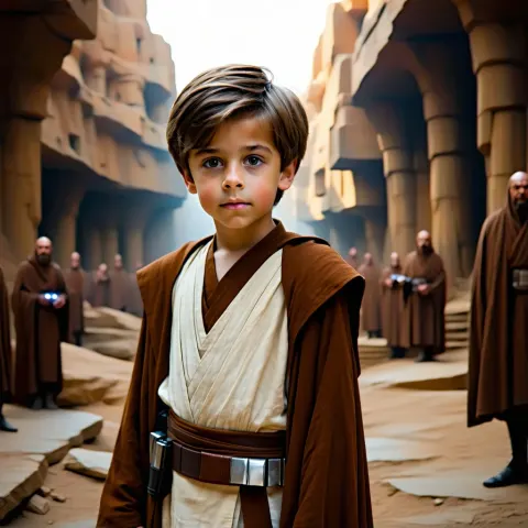 Jedi Boy Tatooine City Action