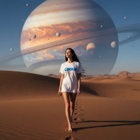 Woman Desert Planet Sky Portrait