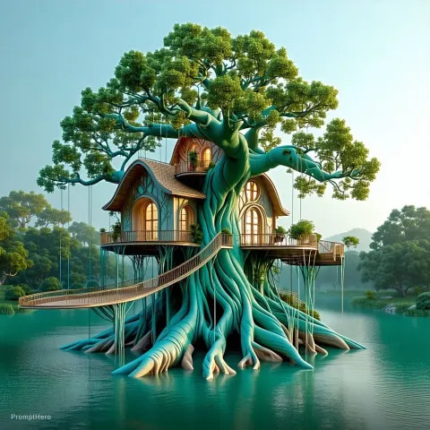 Angel Oak Treehouse Architecture