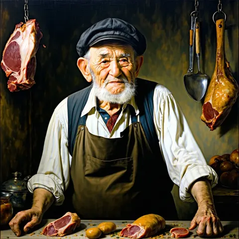 Old Butcher Nineteenth Century