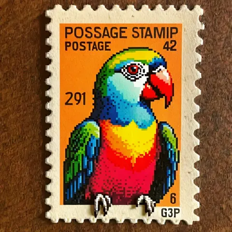 Parrot Macro Cinematic Portrait