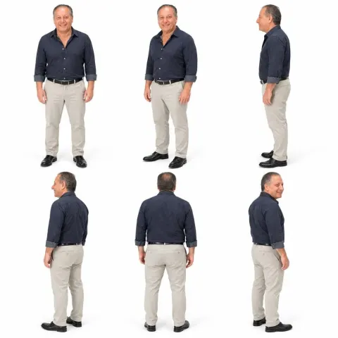 Character Study Full Body Composite