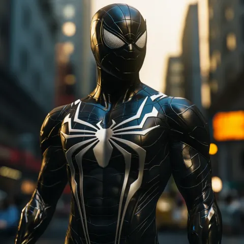 Spider Man Venom Suit City
