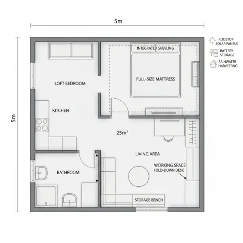 Energy Autonomous House Plan