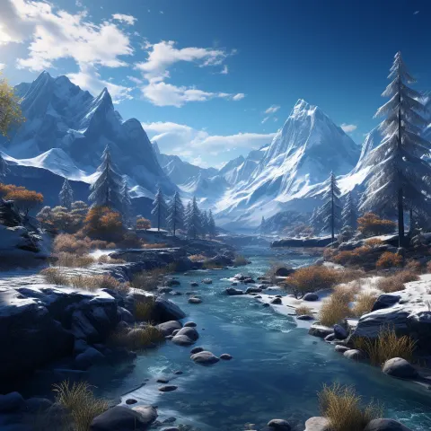 Beautiful Landscape Cold Climate Ultra Hd