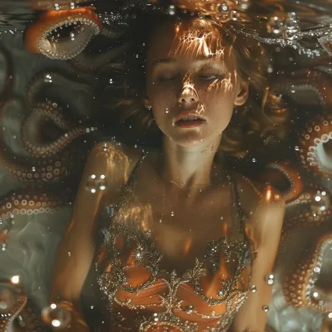 Sleeping mermaid