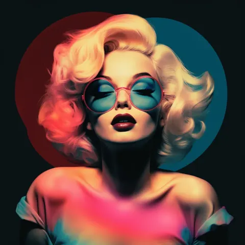 Marilyn Monroe Lofi Art