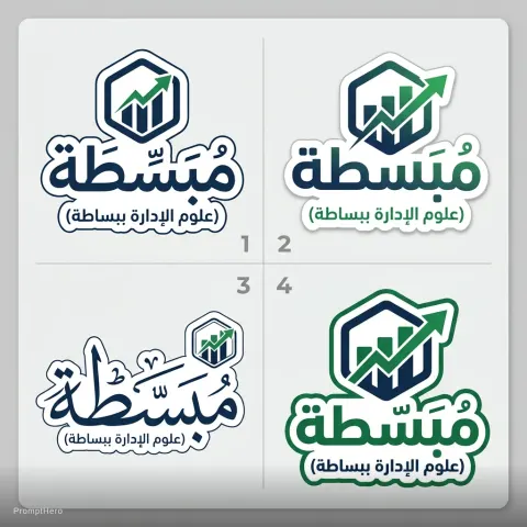 Arabic Gradient Brand Logo