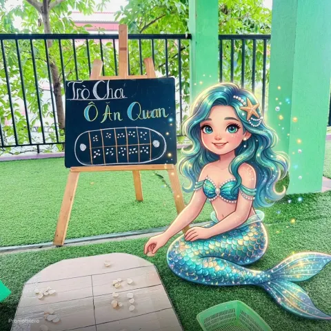 Mermaid Children Cute Sparkly Magical