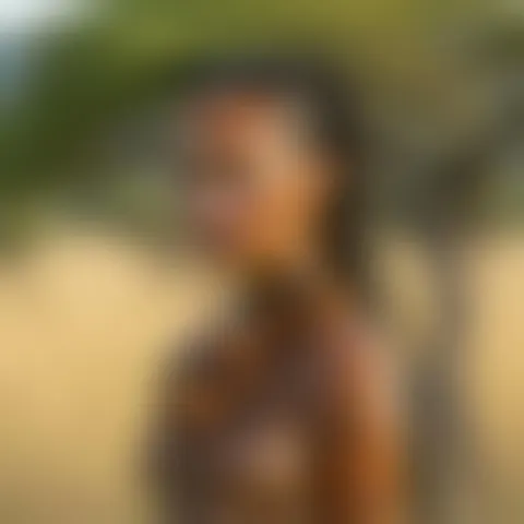 Khoisan Woman Ancient Savanna