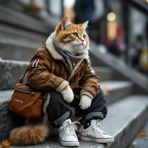 Street Style Cat Urban