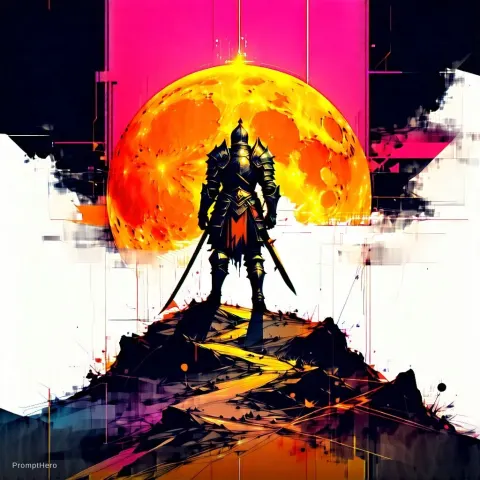 Warrior King Hill Poster