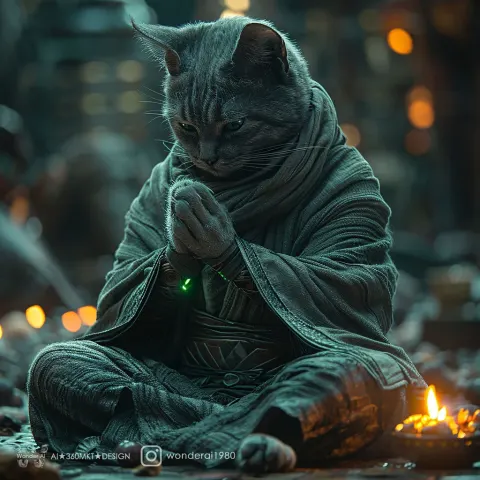 Ninja Cat Meditation Powers