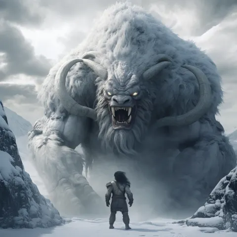 Snow Monster Fantasy Ice