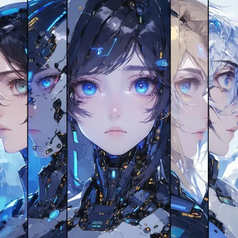 AI Models Personified as Anime Humans