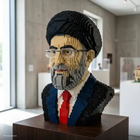 Lego Political Figure Bust