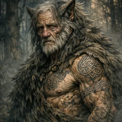 Werewolf Transformation Portrait