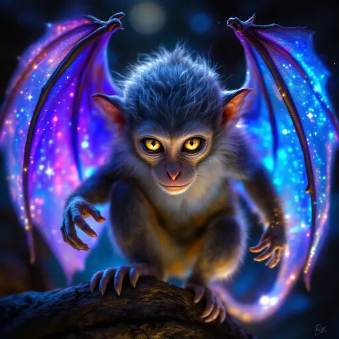 Monkey Bat Hybrid Creature