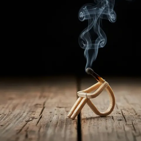 Matchstick Figure Sitting