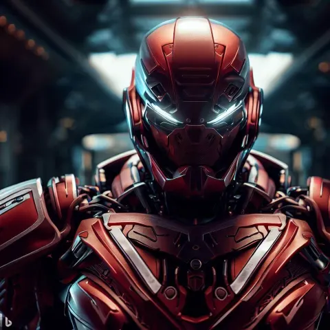 Cybernetic Warrior Armor Scifi