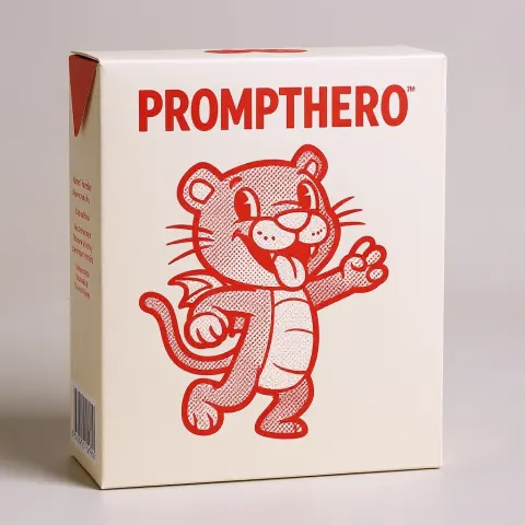 Mascot Cereal Box Minimalist