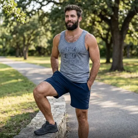 Athletic Man Portrait