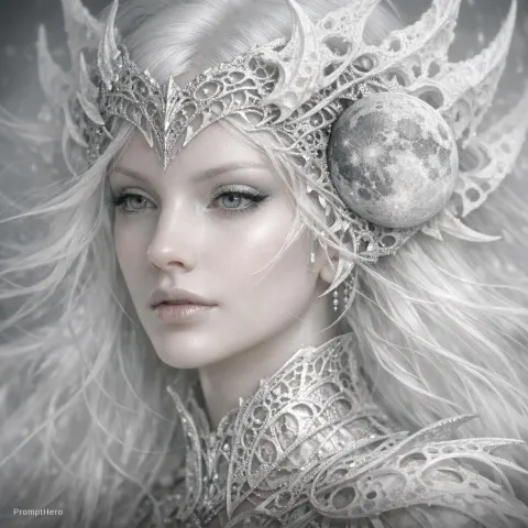 Celestial Woman Ethereal Portrait