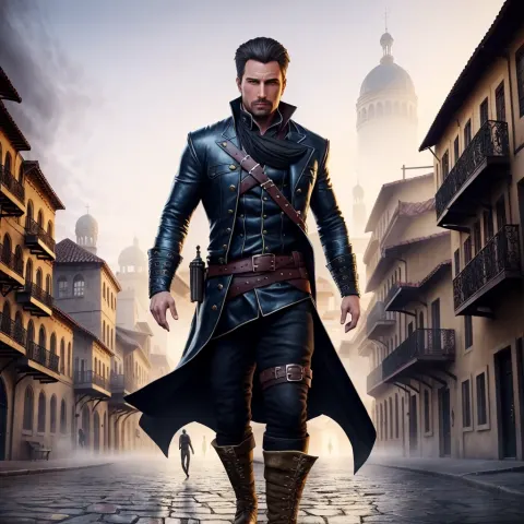Rogue Thief City Street Fantasy