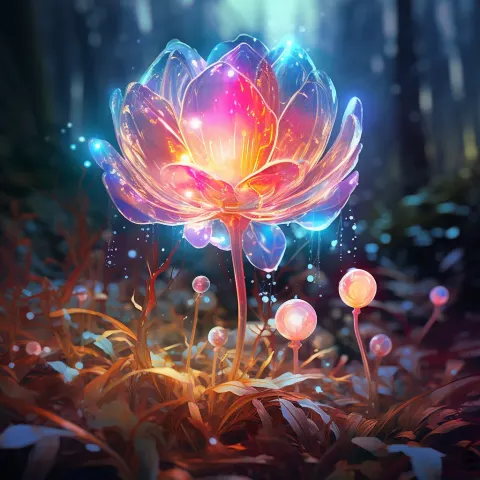 Psychedelic flower