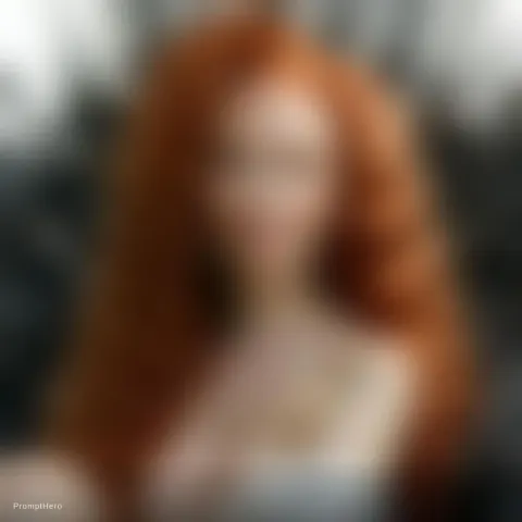 Queen Cosmos Throne Golden Red Hair