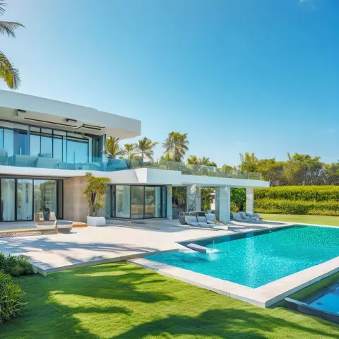 Ultra-modern mega villa by the sea