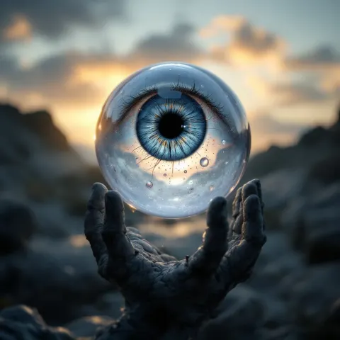 Floating Eyeball Dramatic Cinematic