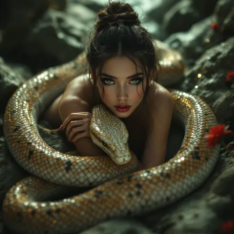 Woman Snake Body